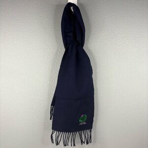 Scottish Rugby Union 100% Lambswool Navy Scarf